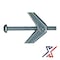 X1 Tools Toggle Bolt, 3" L, 2 PK X1E-CON-BOL-WIN-1030x2 - alternate 3